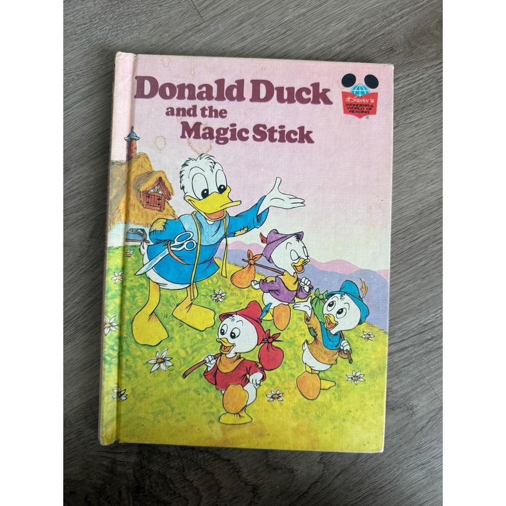 Disney Donald Duck and the Magic Stick Wonderful World of Reading Vintage Book